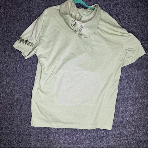 St Louis Cardinal Pro Standard Neutral Hoodie Short Sleeve T-Shirt‎ Men's Medium - Picture 10 of 11